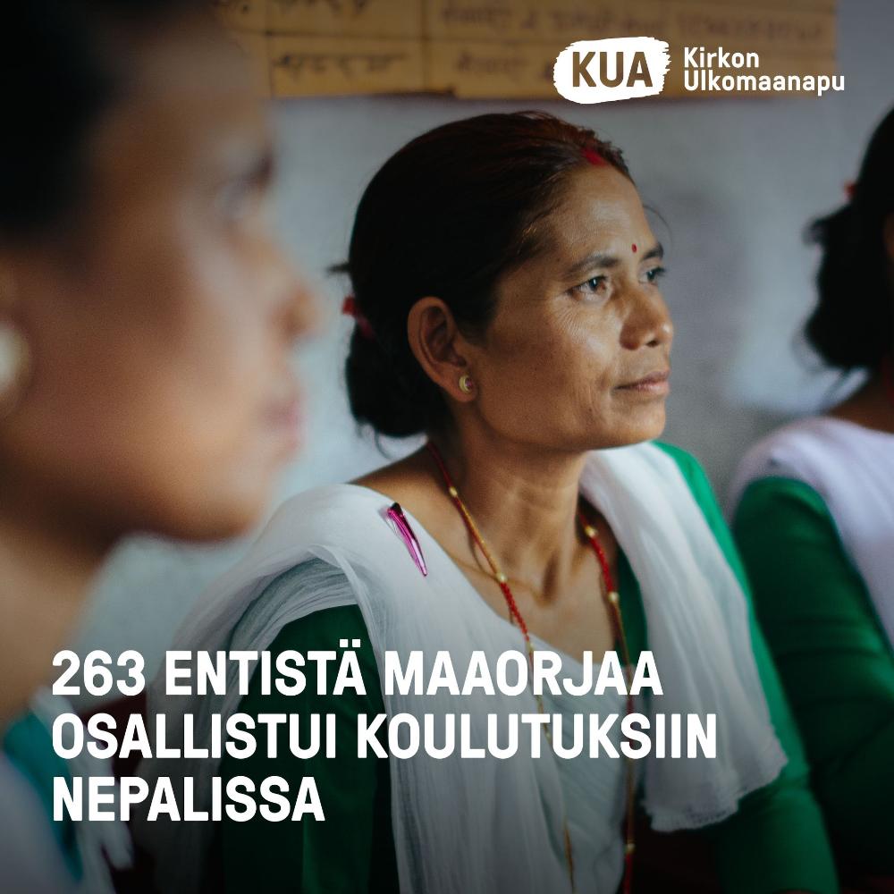 263 entistä maaorjaa osallistui koulutuksiin Nepalissa