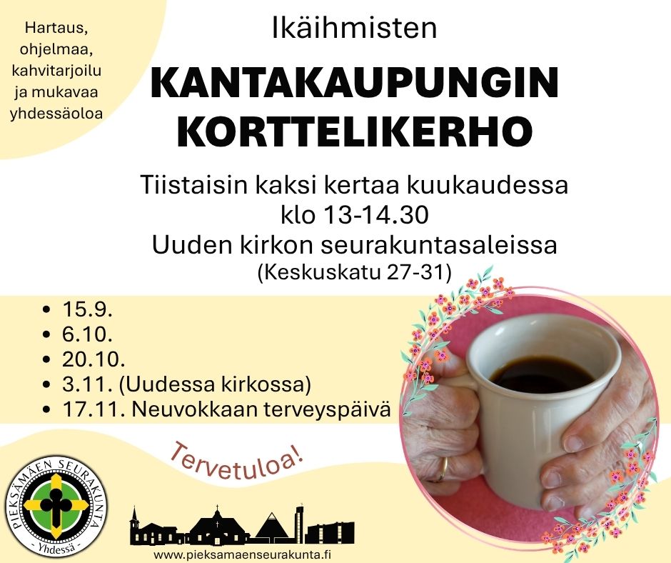 kantakaupungin korttelikerhon mainos