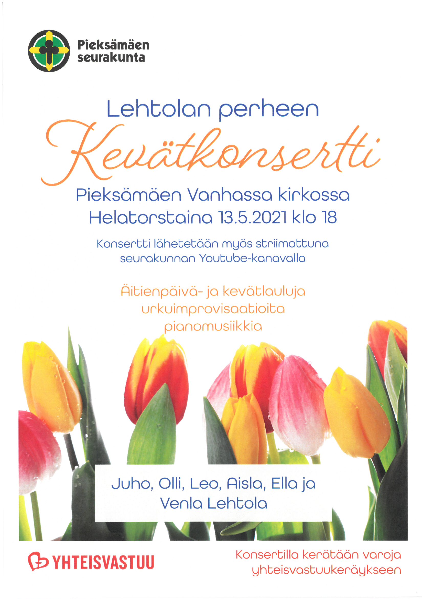 Lehtolan perheen kevätkonsertti Kevätkonsertti