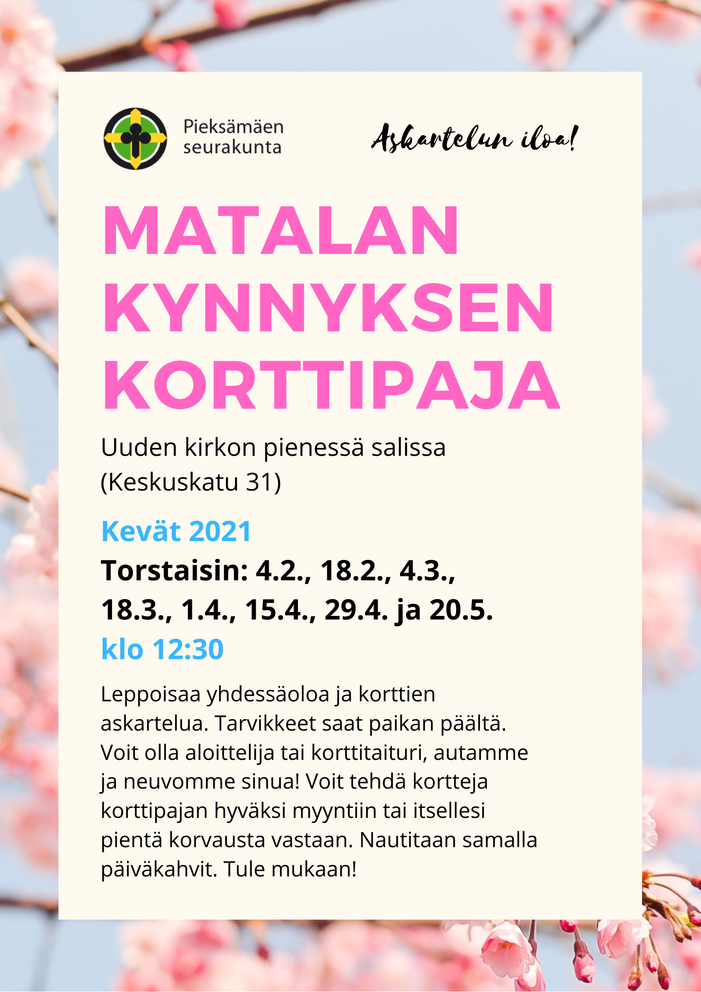 PERUTTU Matalan kynnyksen korttipaja Matalan kynnyksen korttipaja