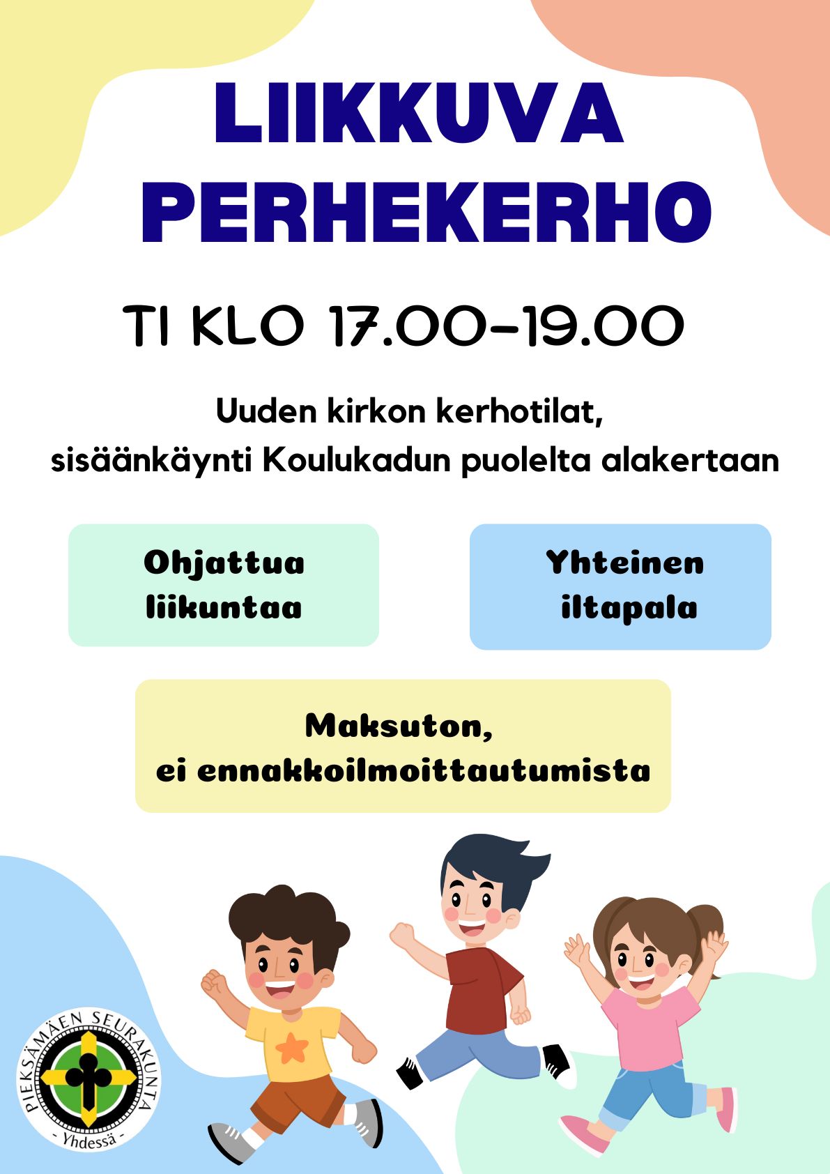 Liikkuva perhekerho Liikkuva perhekerho tiistaisin