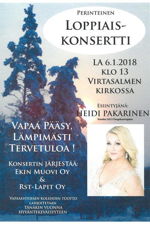 Perinteinen Loppiaiskonsertti Perinteinen Loppiaiskonsertti