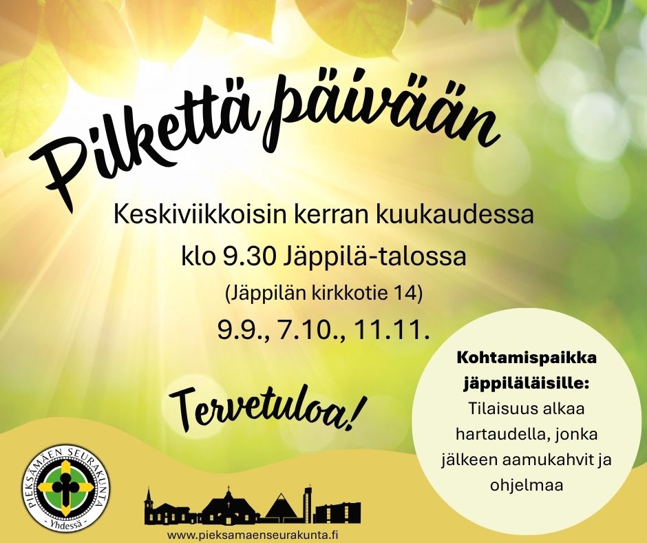 Pilkettä päivään mainos