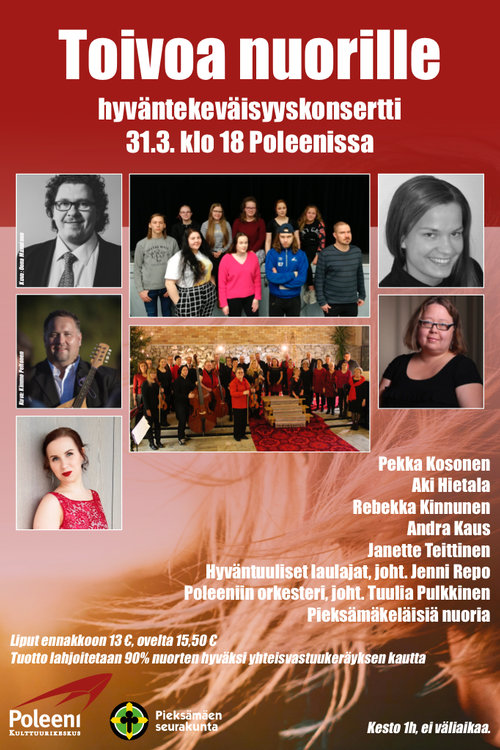 Toivoa nuorille- konsertti Toivoa nuorille- konsertti